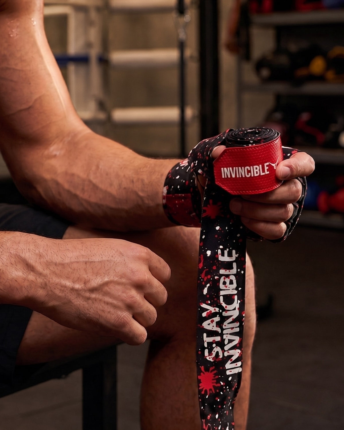 Invincible Elite Hand Wraps Splatter Print