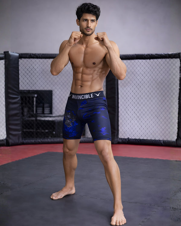 Invincible Men's Dragon Tight Shorts