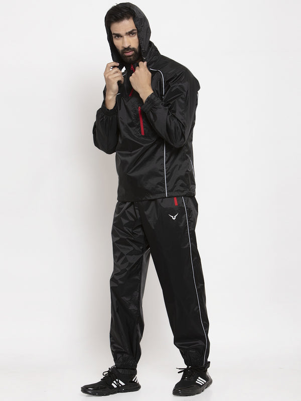 Invincible Men's Platinum Nylon Sauna Suit Hover