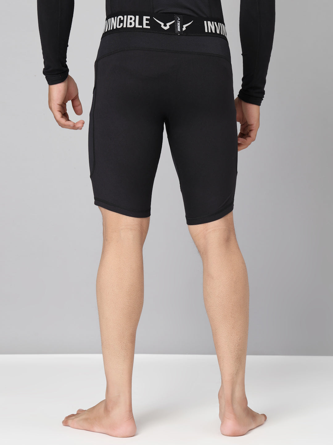 Invincible Men's Ghost Compression Shorts