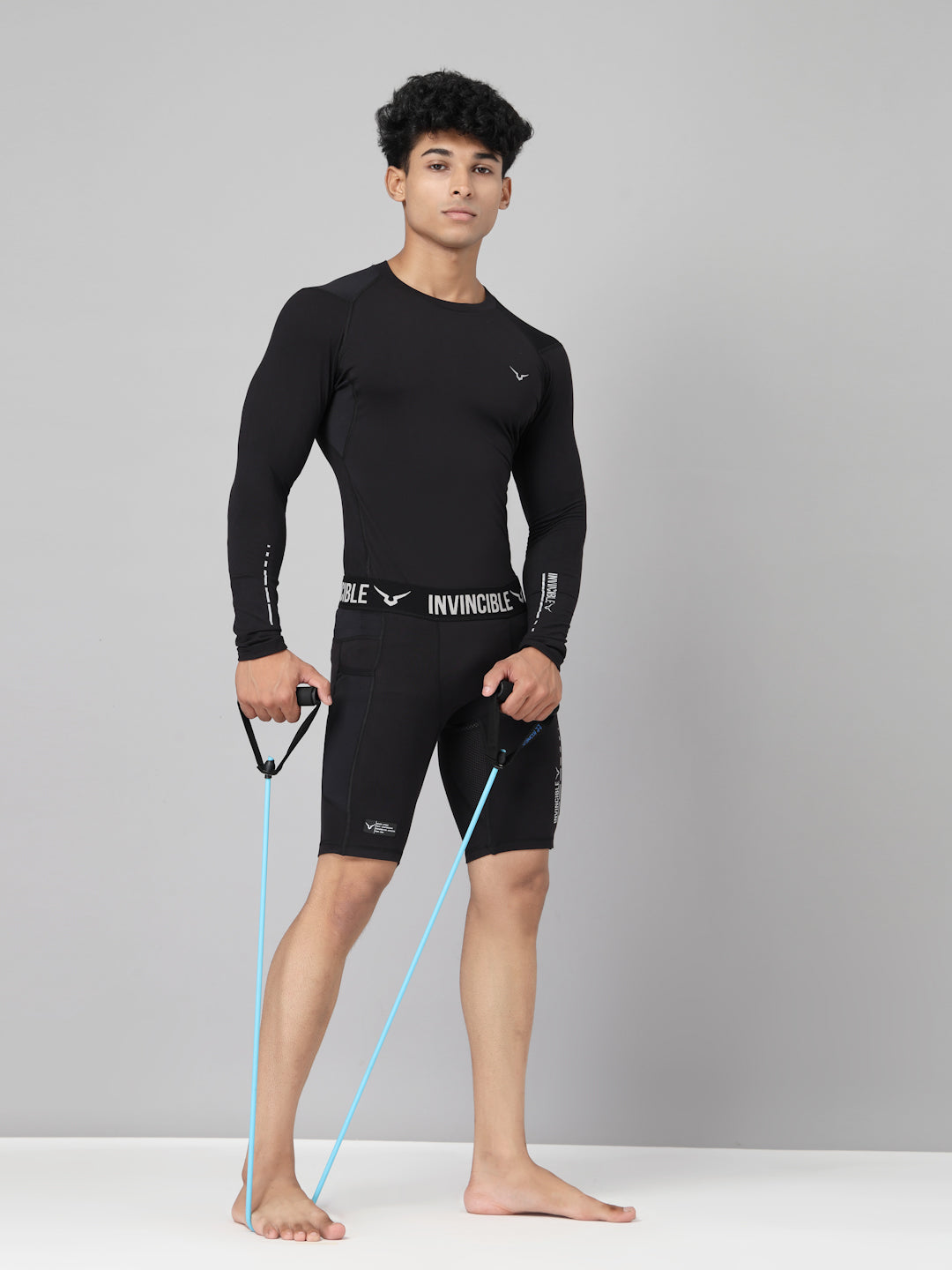Invincible Men's Ghost Compression Shorts