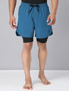 Invincible Men's Double Layered Shorts