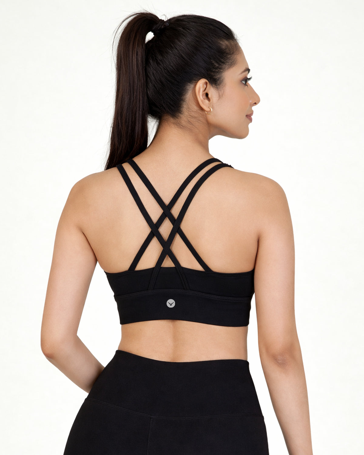 Invincible Women's Yoga Training Strap Sports Bra