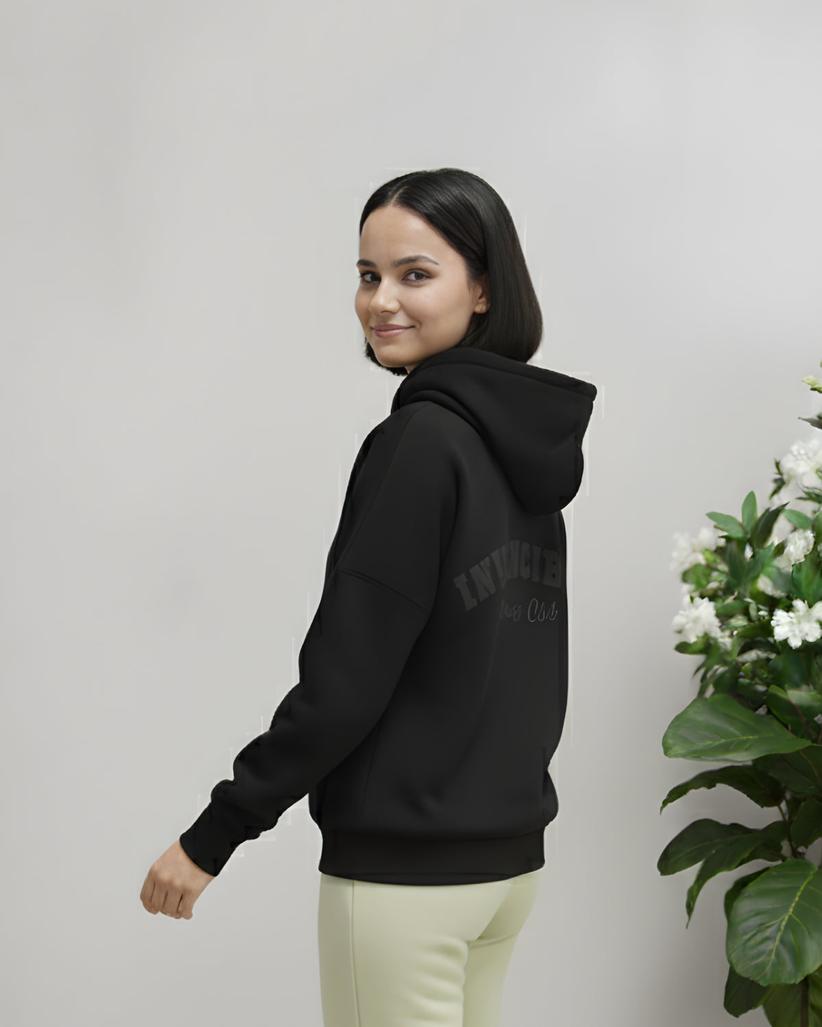 Invincible Women's Color Block Fleece Hoody