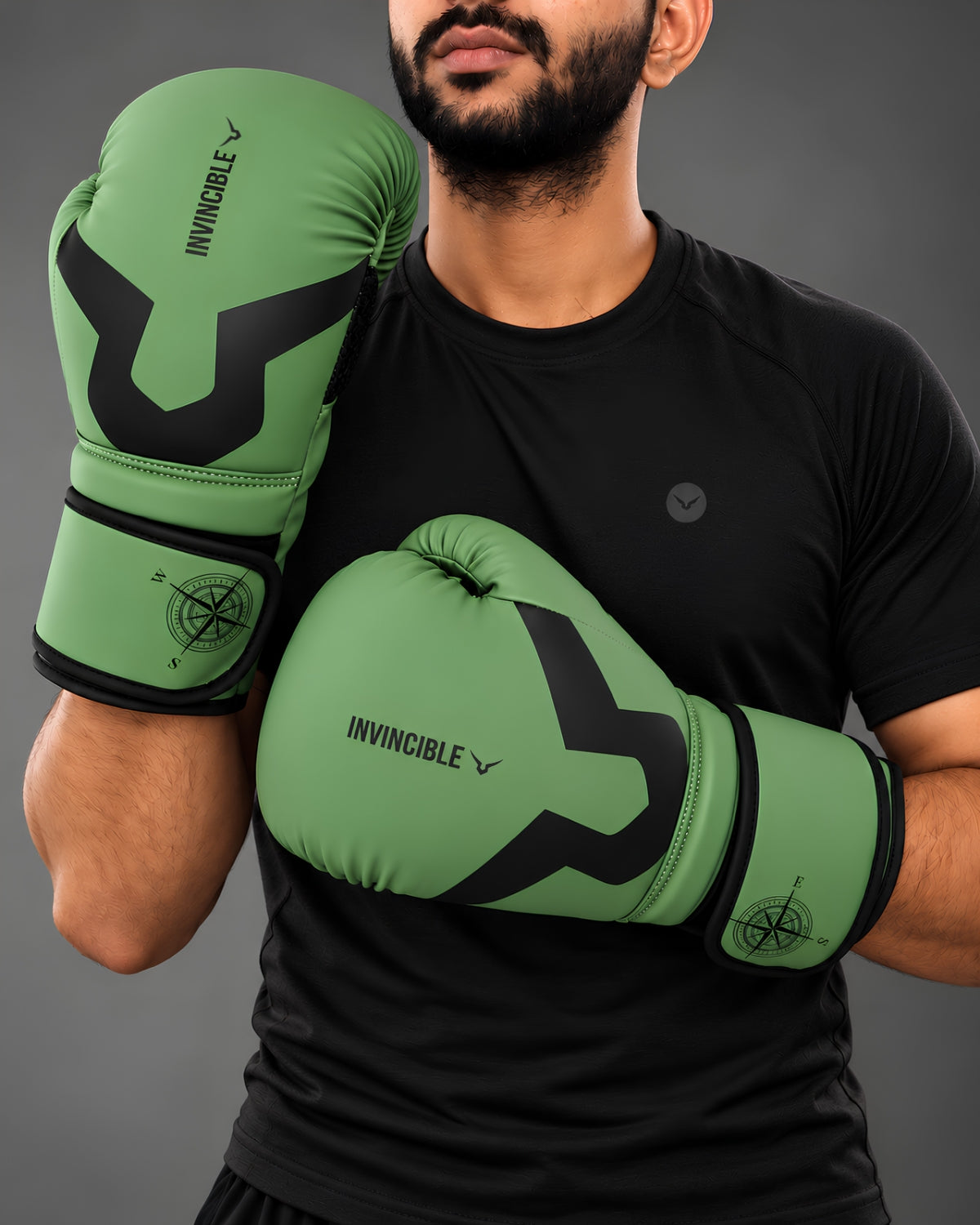 Invincible Āśtra Hook & Loop Training Gloves