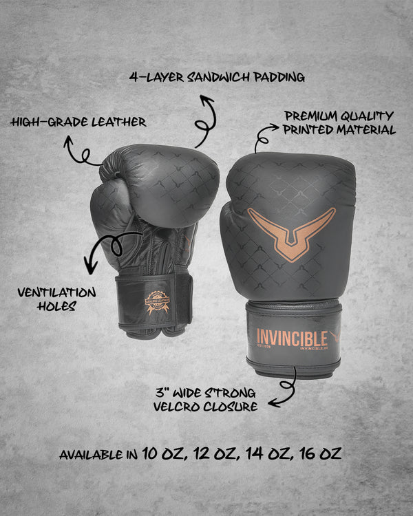 Invincible Special Edition Muay Thai Pro Boxing Gloves Hover