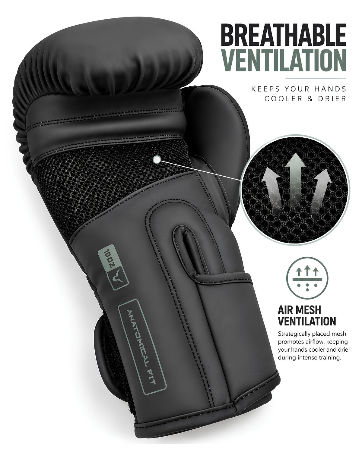 Invincible Āśtra Hook & Loop Training Gloves