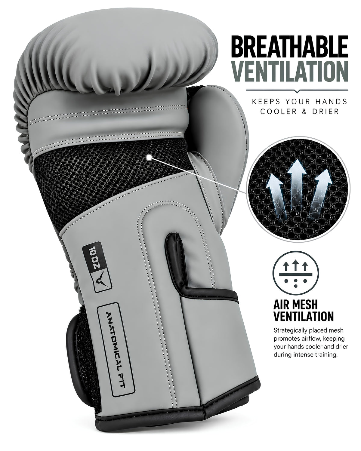 Invincible Āśtra Hook & Loop Training Gloves
