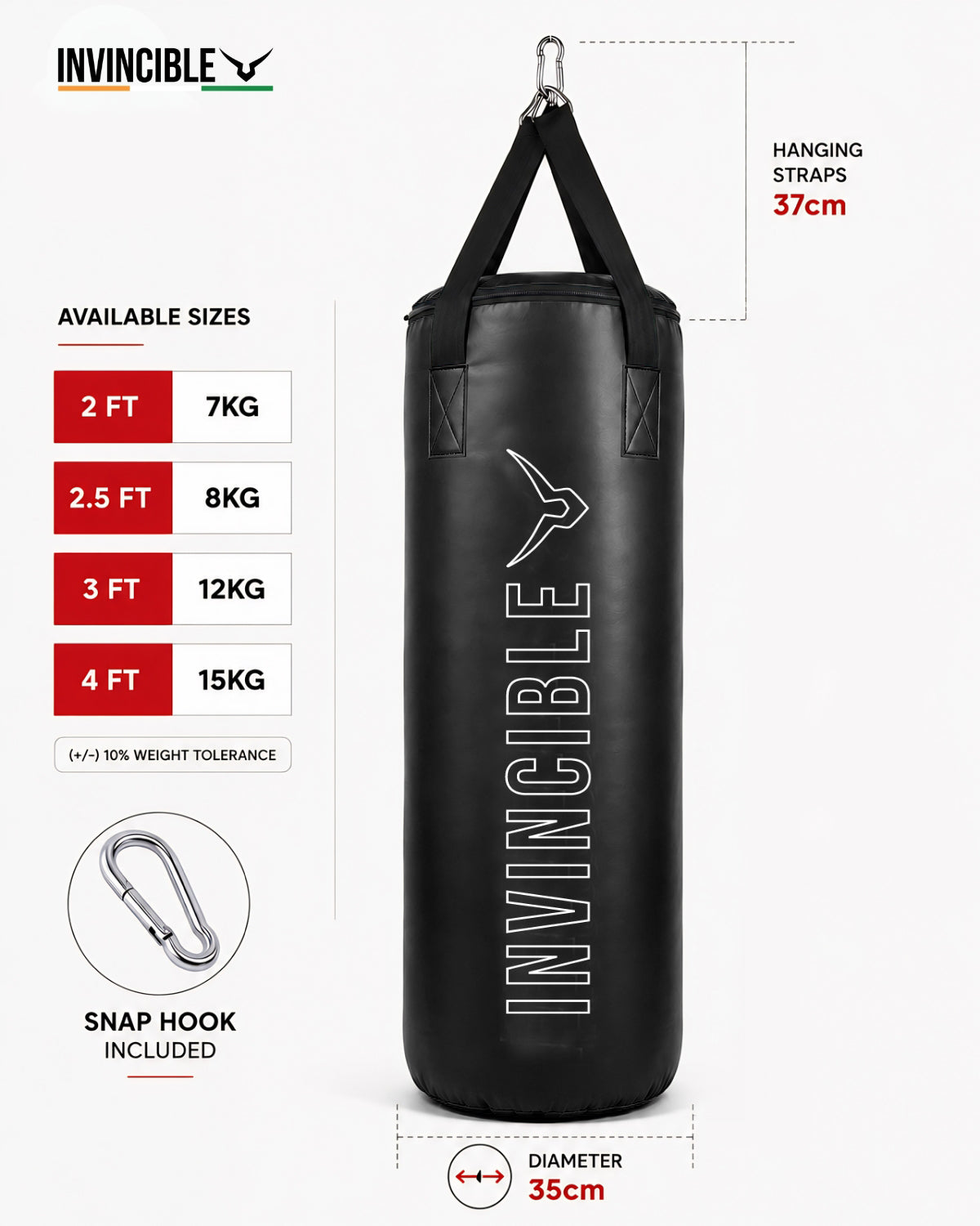 Invincible Rebound Punching Bag