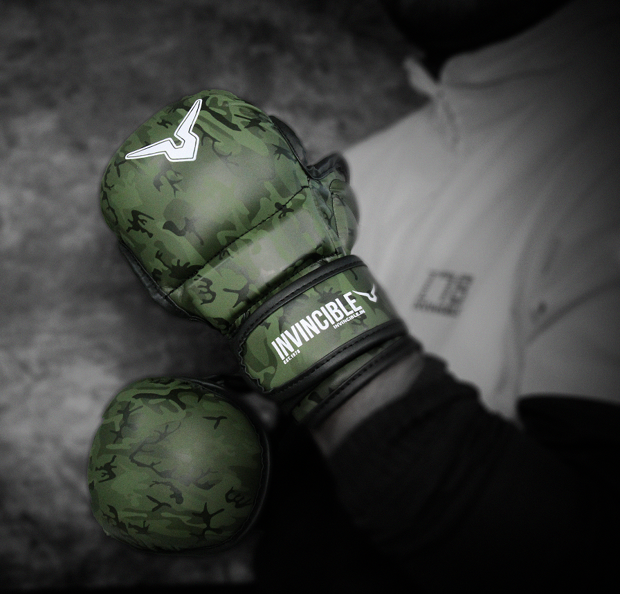 Invincible Commando MMA Sparring Gloves Quality PU Leather for Ultimate Performance in Mixed Martial Arts