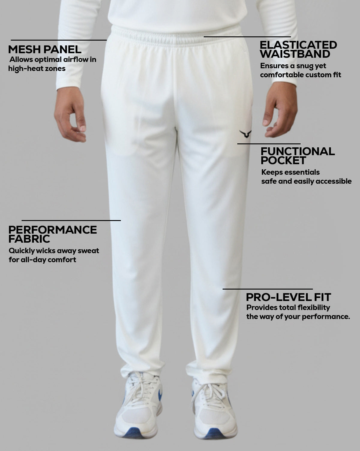 Invincible Men's Elite Cricket Pants