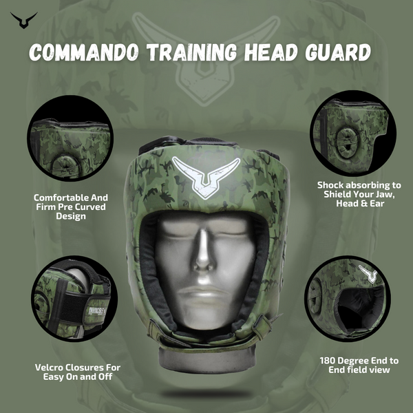 Invincible Commando Training Head Guard Hover
