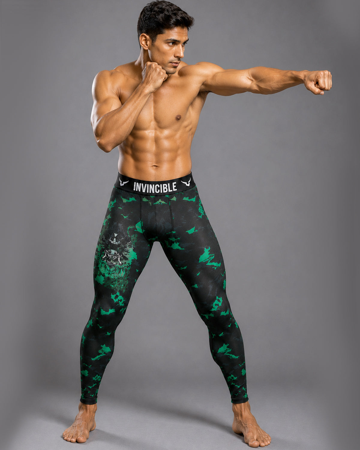 Invincible Men's Dragon Tight Leggings