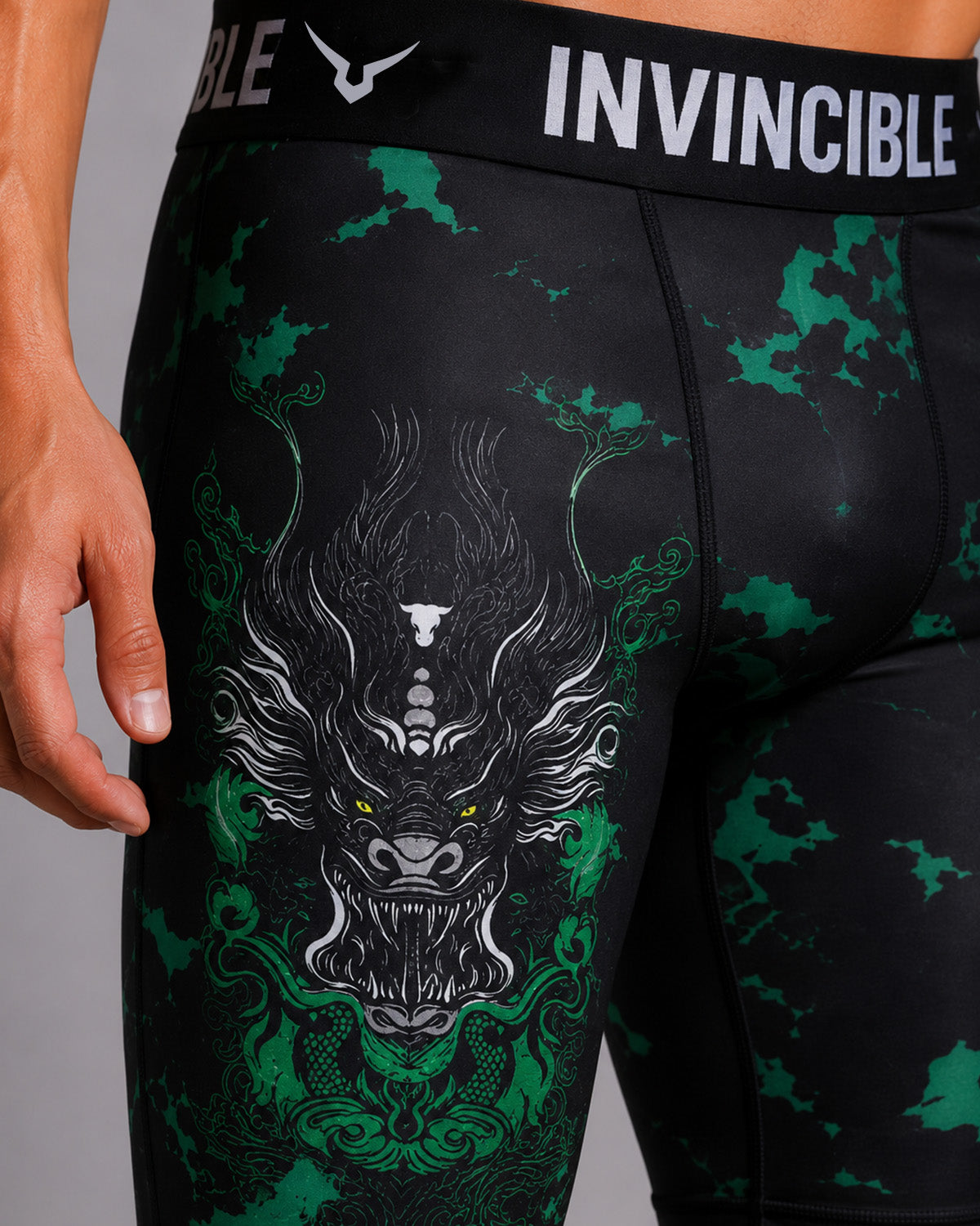 Invincible Men's Dragon Tight Leggings