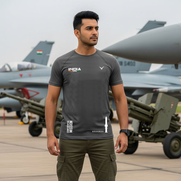 Invincible Men's Training T-Shirt Inspired by Armed Forces