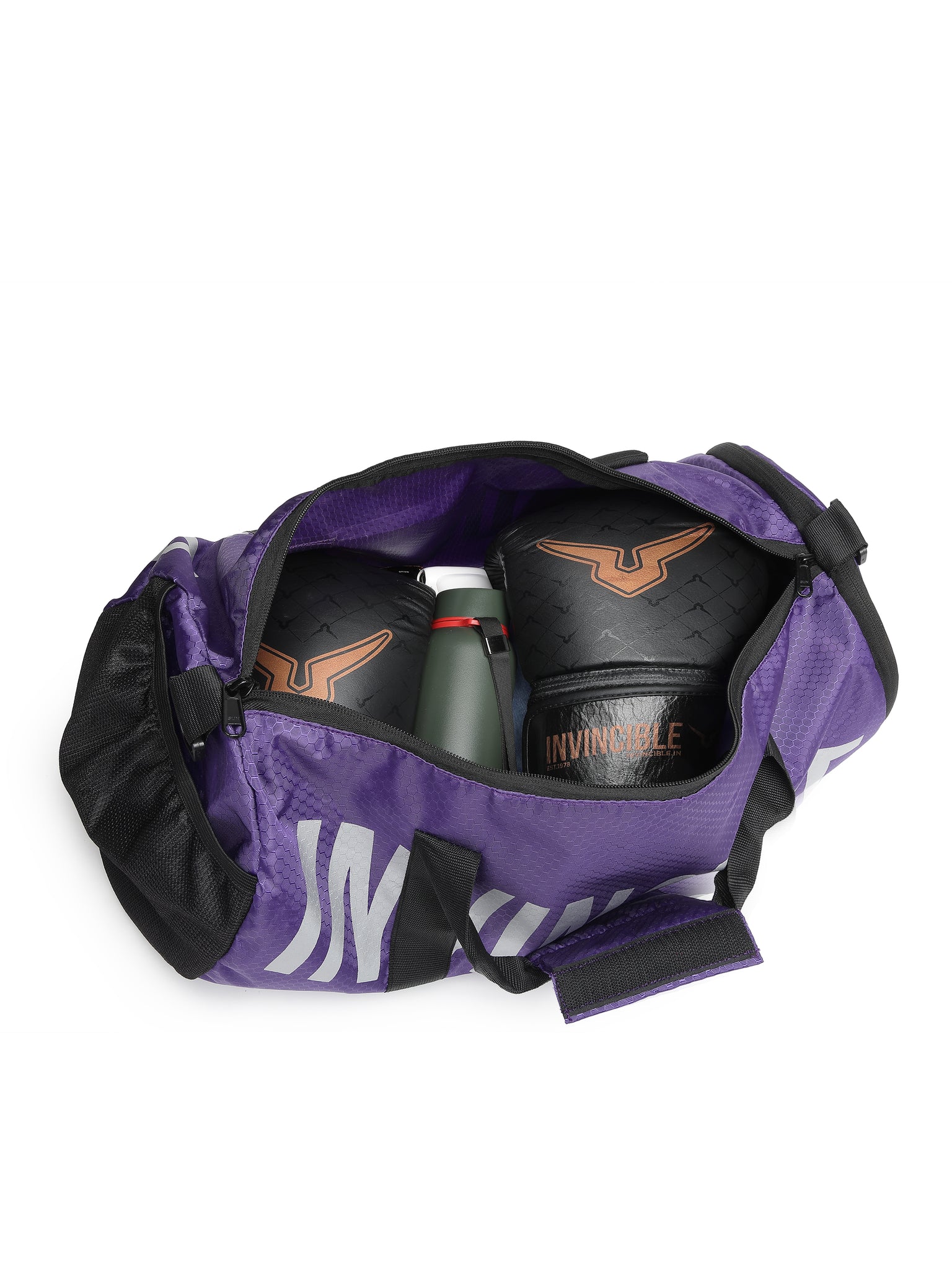 Invincible Classic Duffel Gym Bag, 30 Ltr Unisex Shoulder Sports Bag with Extra Shoe Compartment