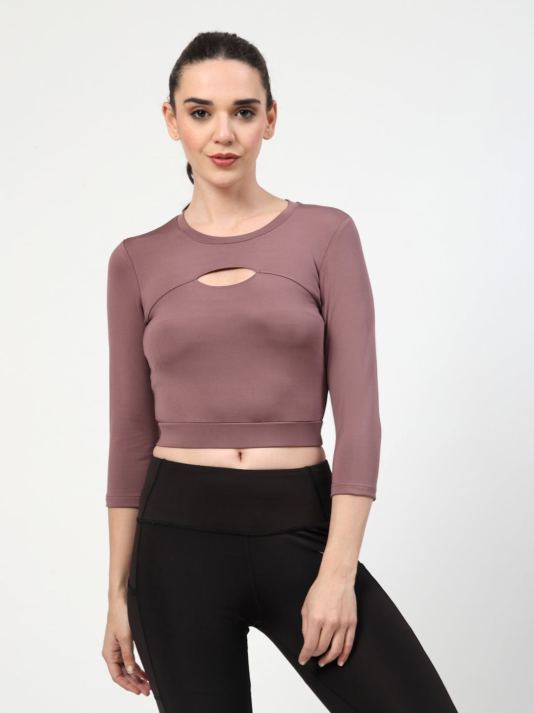 Invincible Women's Front Hole Crop Top