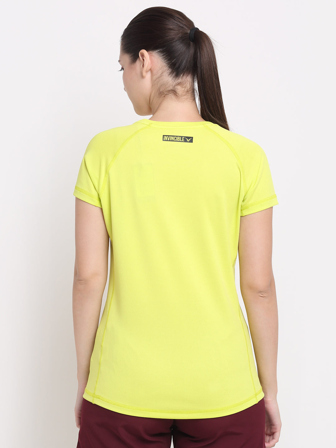 Invincible Women’s Gym Yoga Solid Tee