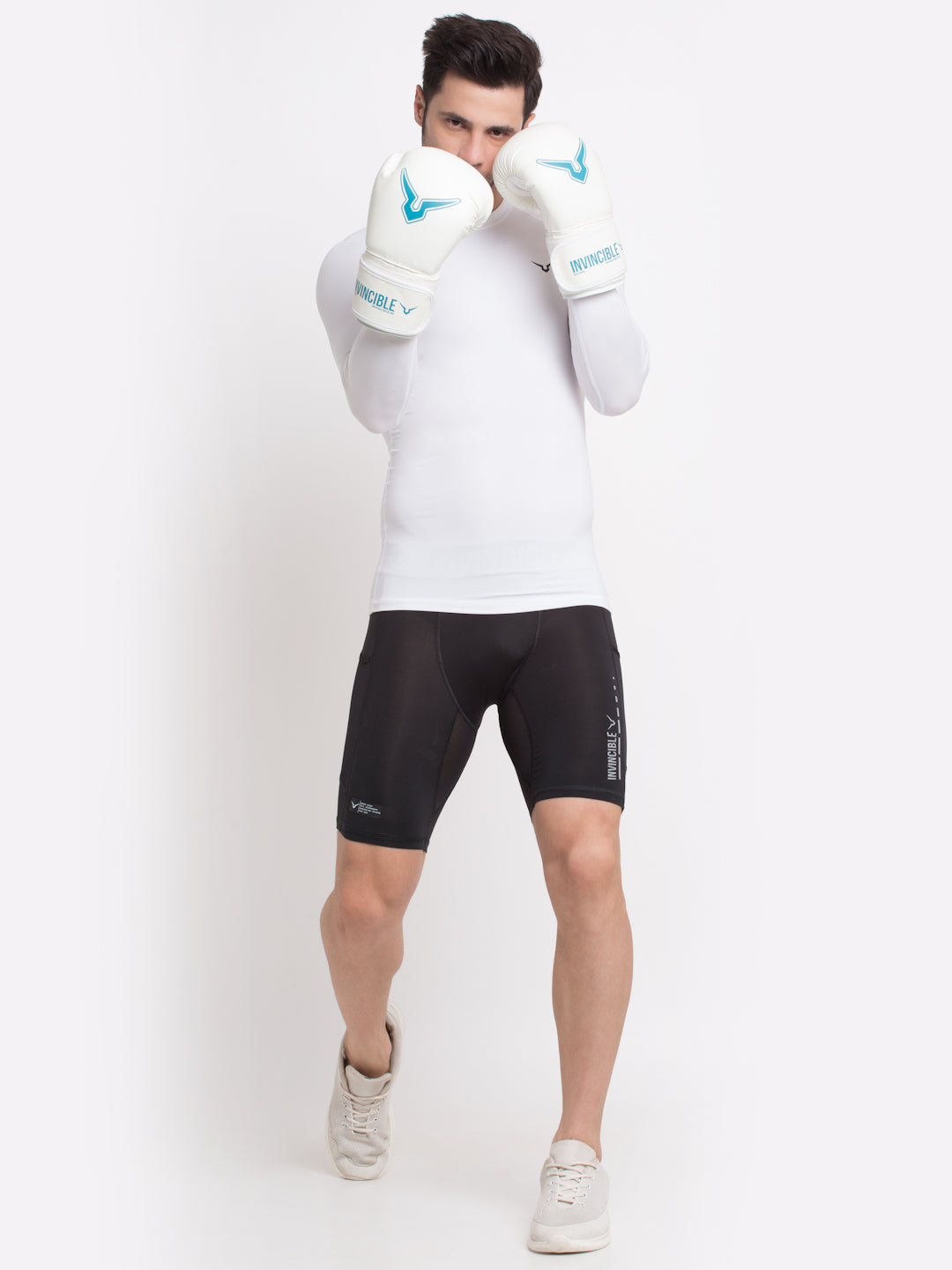 Invincible Men's Ghost Compression Shorts