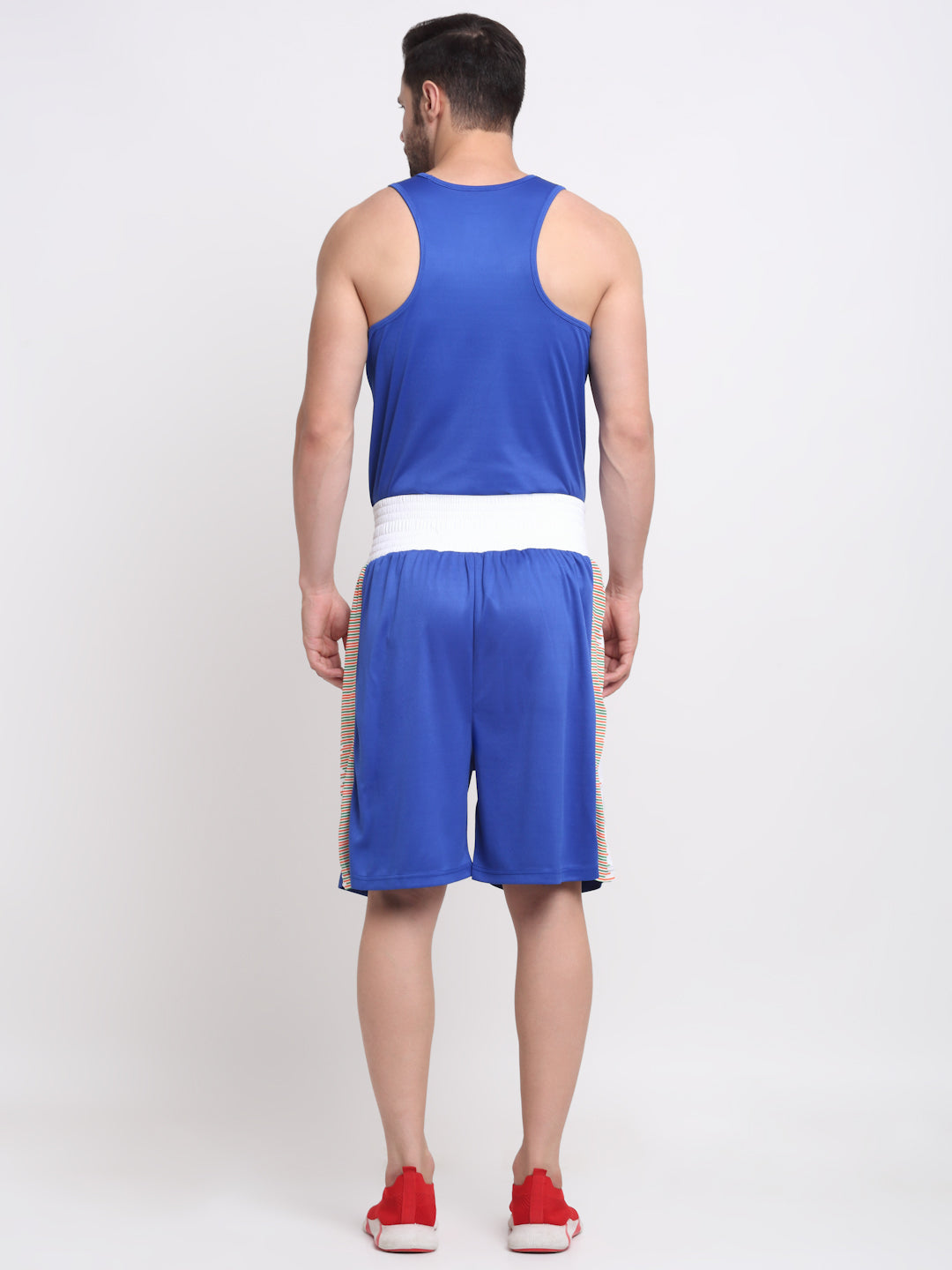 Invincible Men's Competition Boxing Set - Boxing Uniform Short & Vest Set Light Weight Sports Dress Boxing Suit