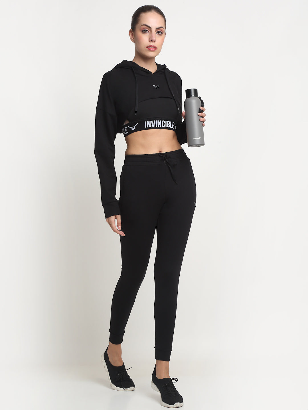 Invincible Women's Crop Hoody