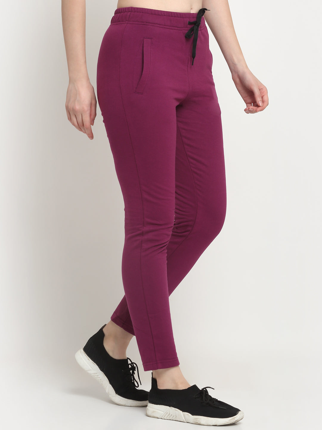 Buy Purple Trousers & Pants for Women by CODE BY LIFESTYLE Online | Ajio.com