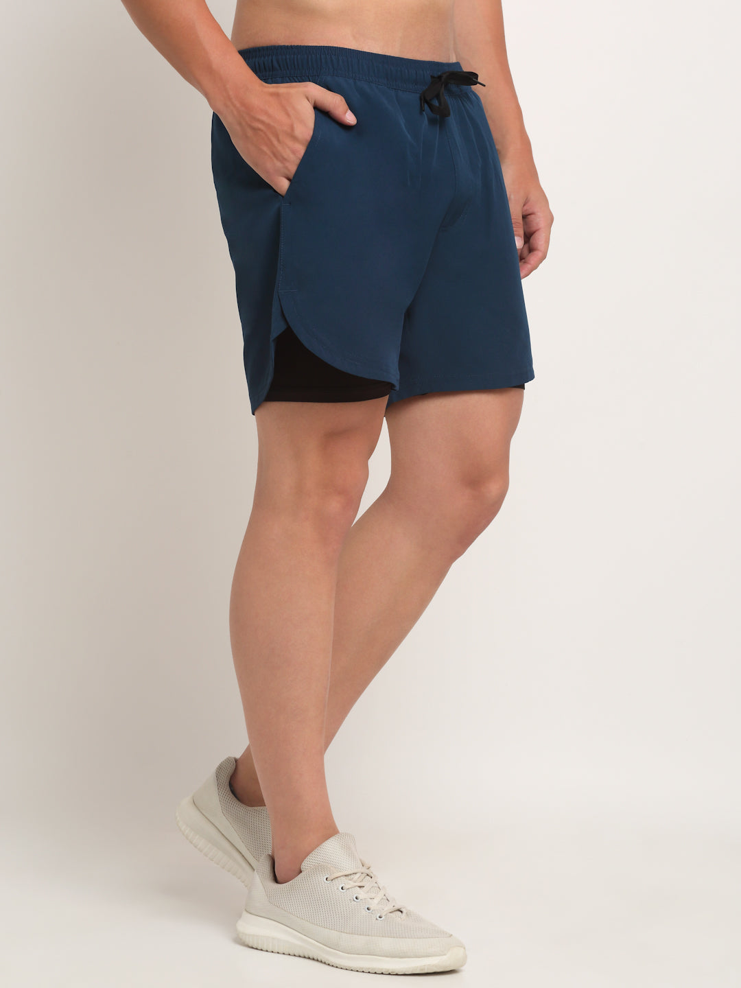 Invincible Men's Double Layered Shorts