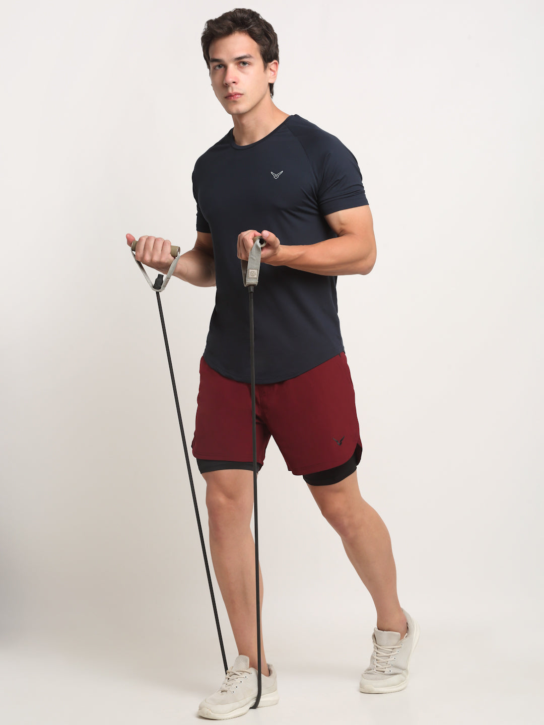 Invincible Men's Double Layered Shorts