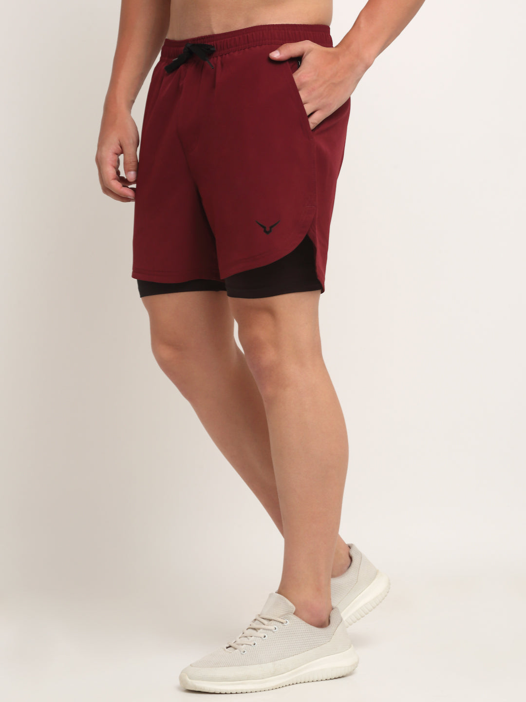 Invincible Men's Double Layered Shorts