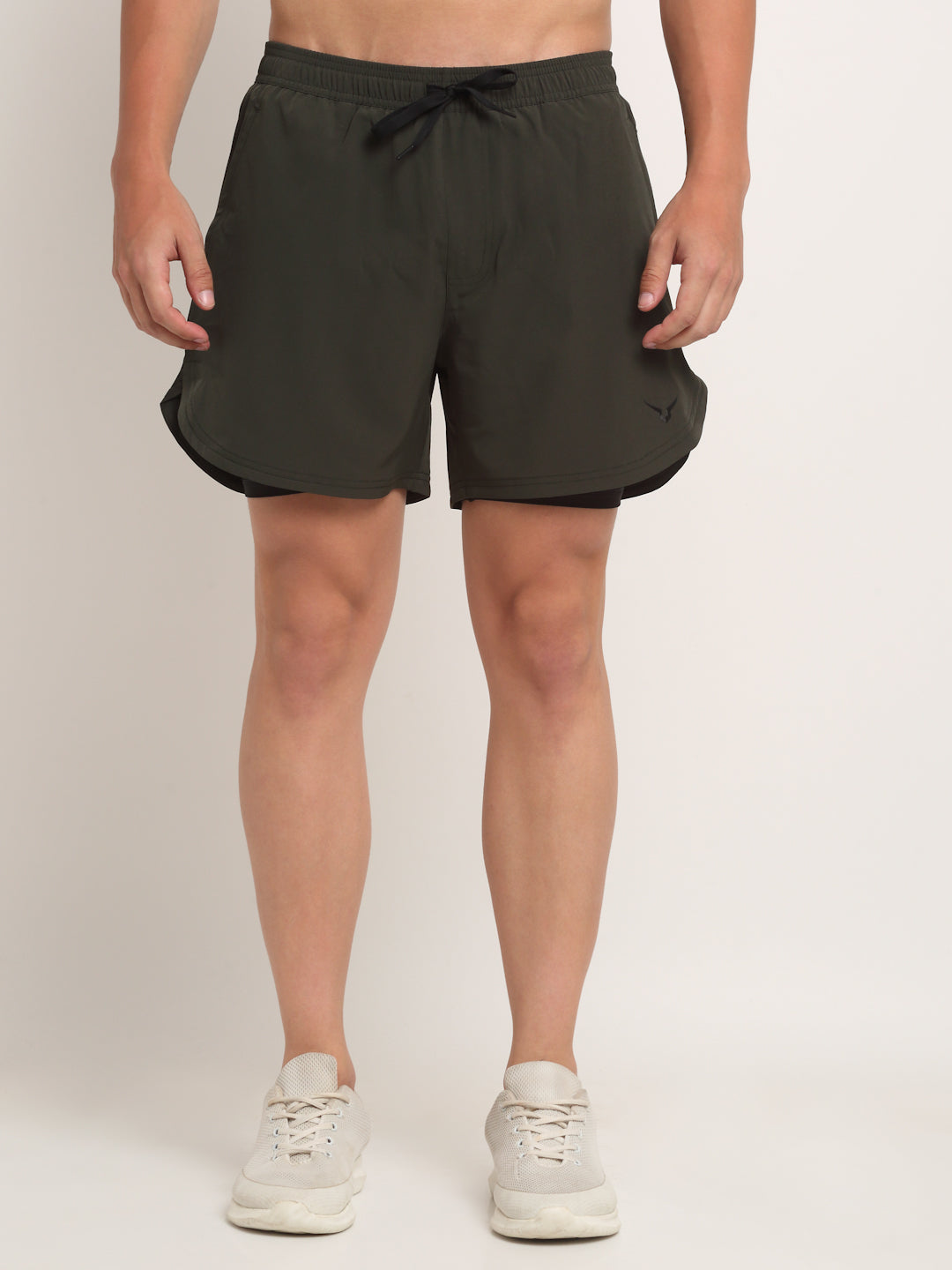 Invincible Men's Double Layered Shorts