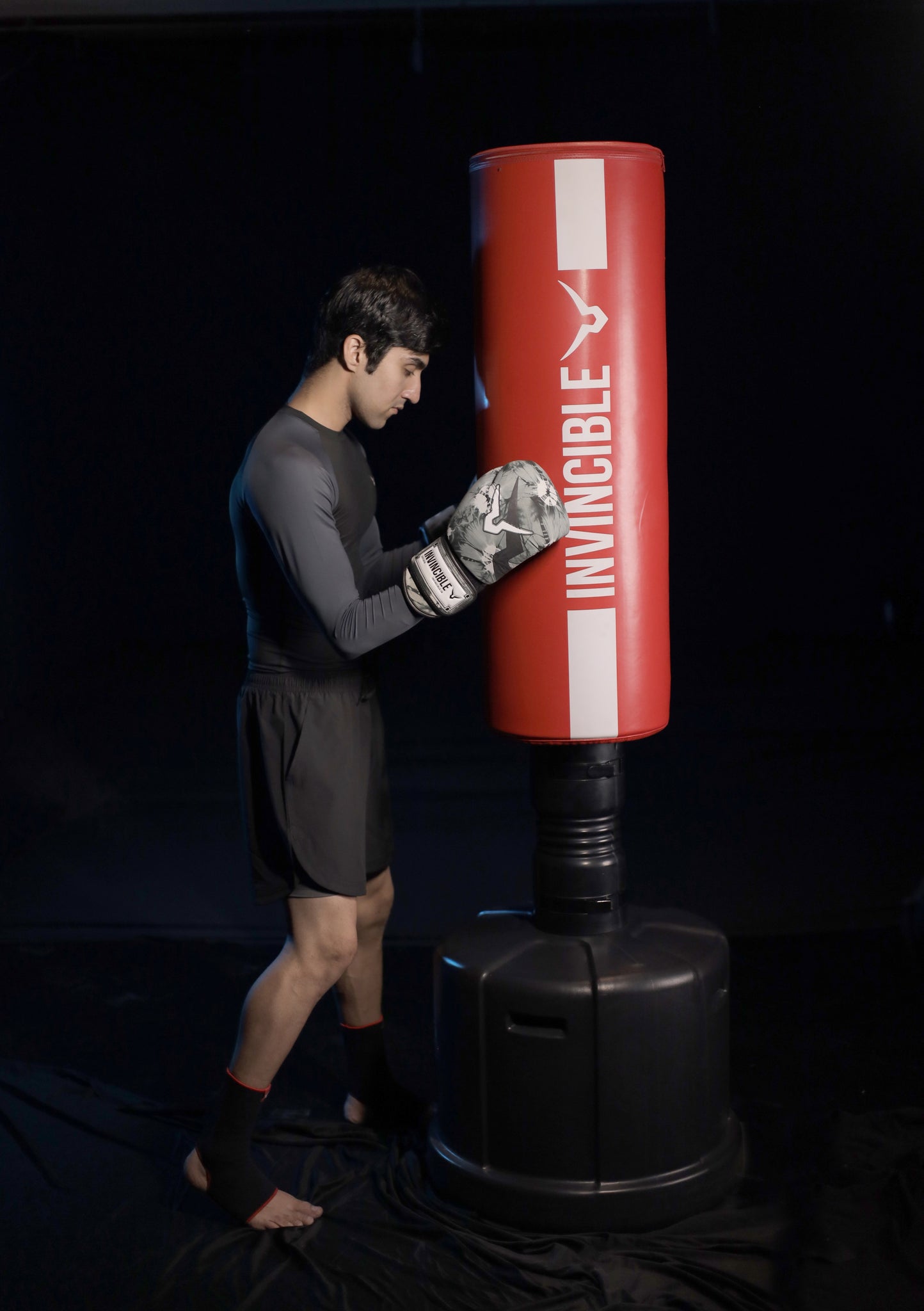 Invincible Standing Boxing Punching Bag