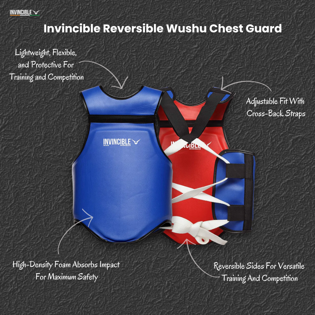 Invincible Reversible Wushu Chest Guard