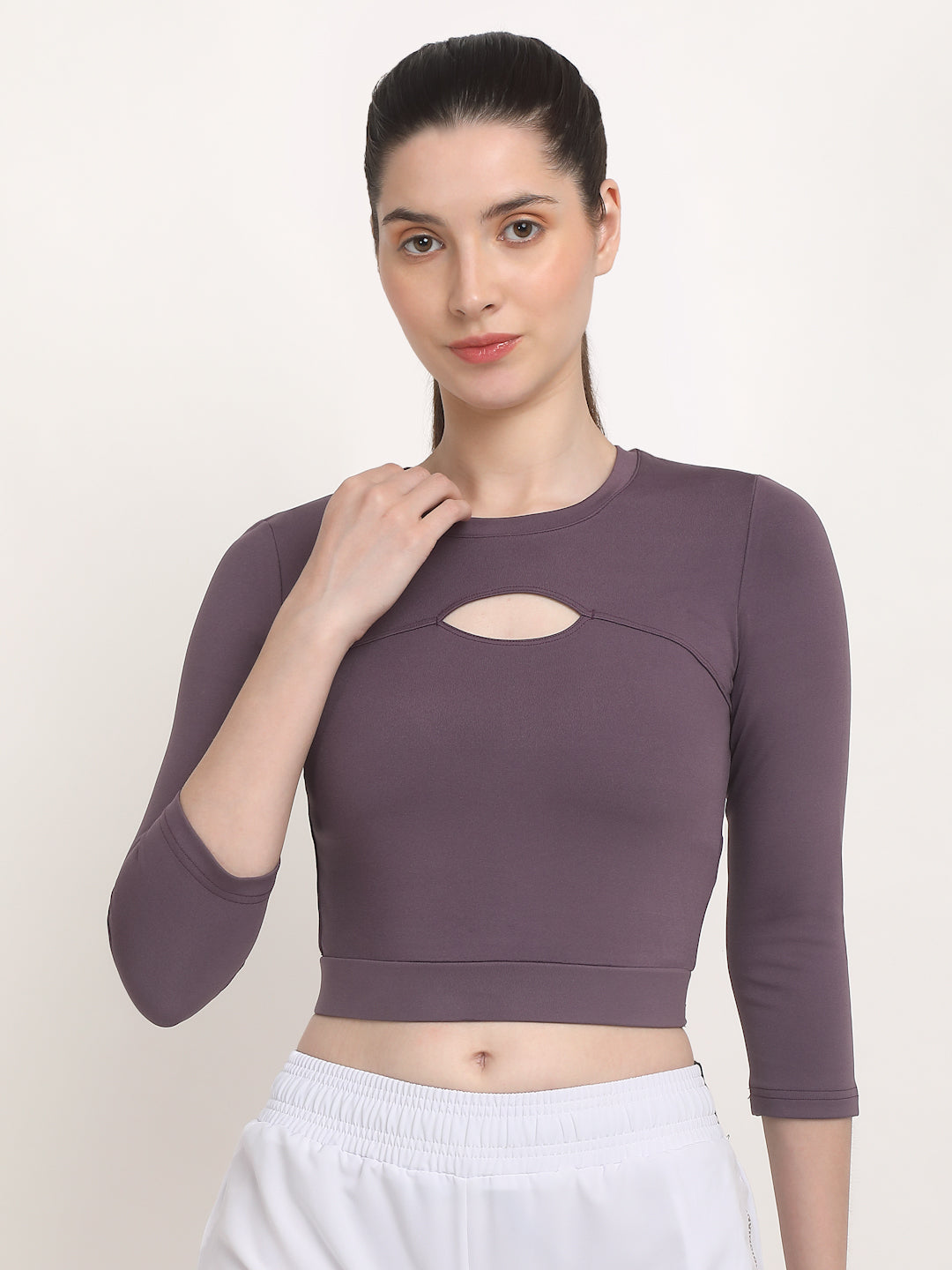 Invincible Women's Front Hole Crop Top