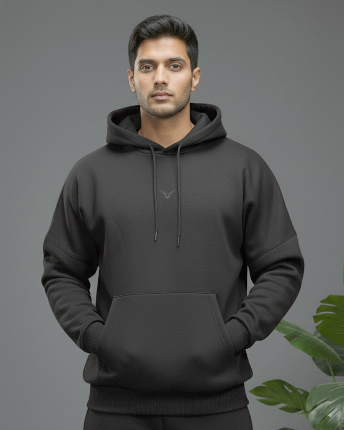 Invincible Men's Drop Shoulder Fleece Hoody