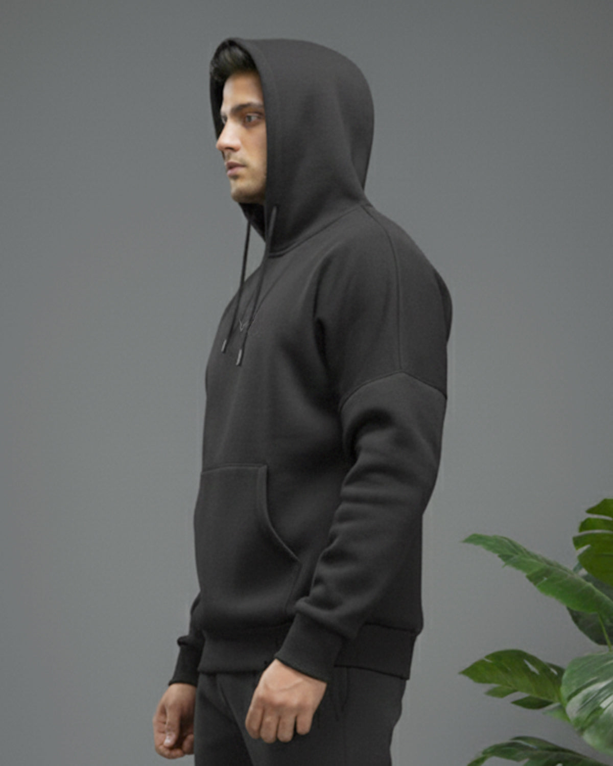 Invincible Men's Drop Shoulder Fleece Hoody