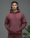 Invincible Men's Drop Shoulder Fleece Hoody