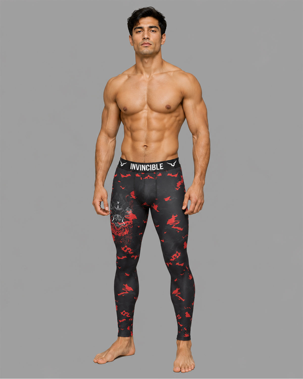 Invincible Men's Dragon Tight Leggings