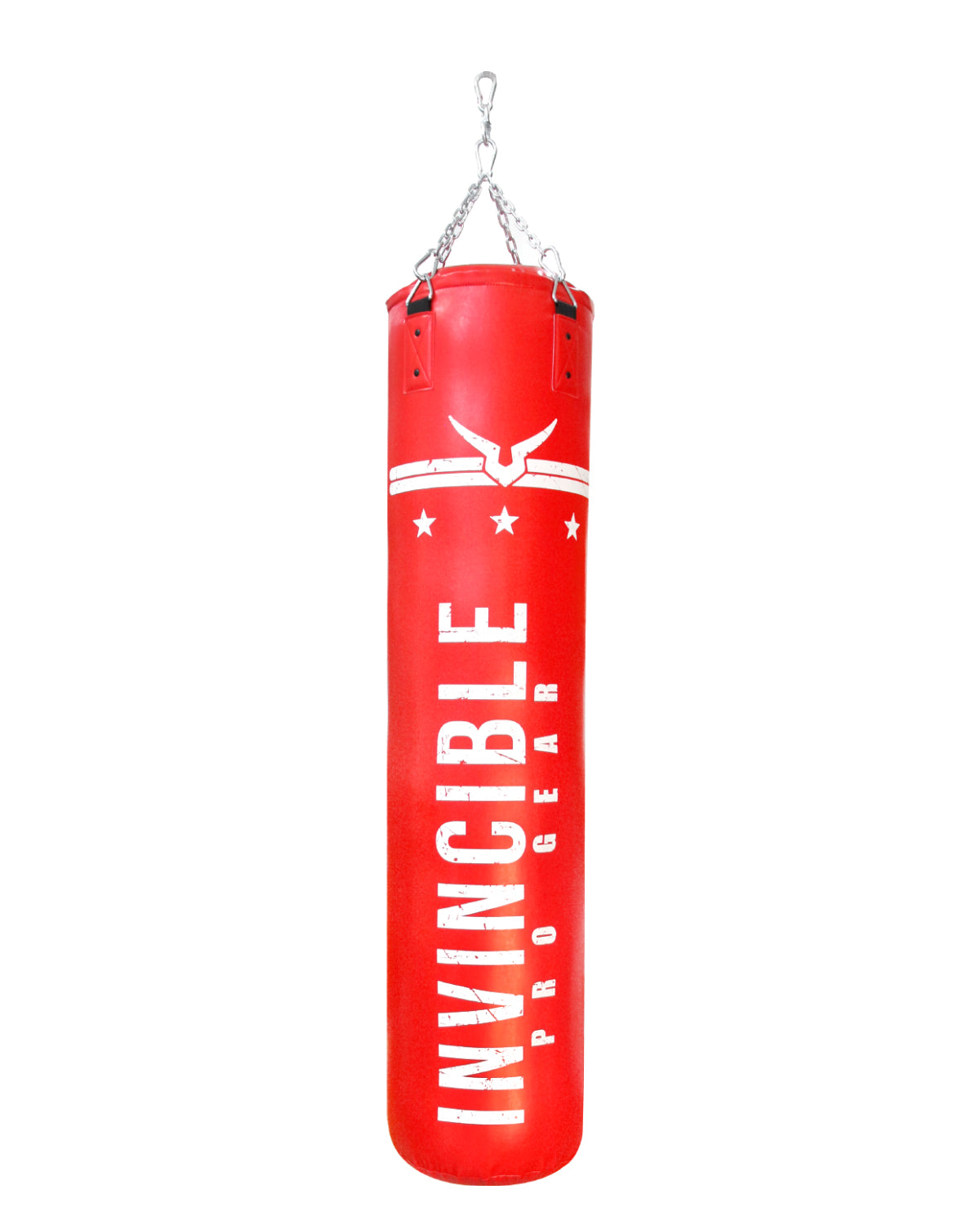 Invincible Pro Gear Boxing Bag - Filled Punching Bag with Heavy Duty Snap Lock Hanging Chain