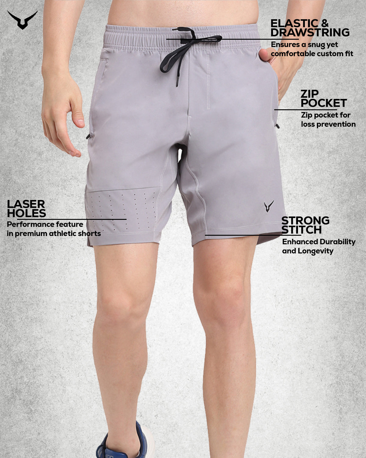 Invincible Men's Quick Dry Training Shorts