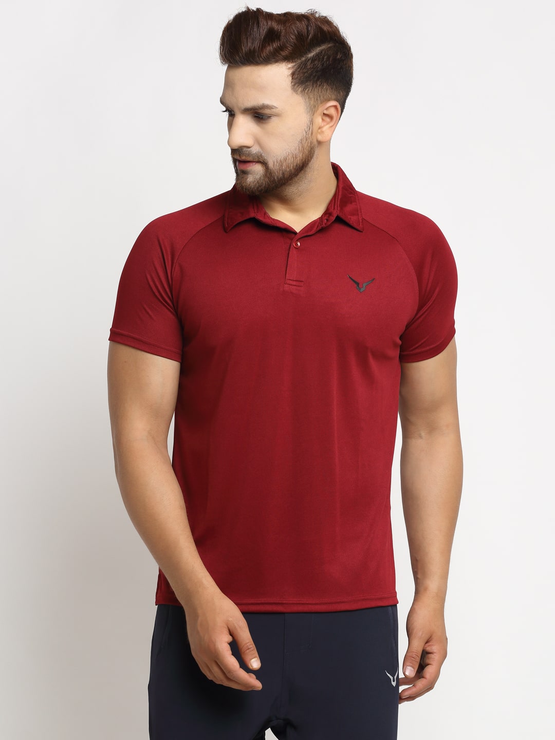 Invincible Men’s Raglan Polo Tee