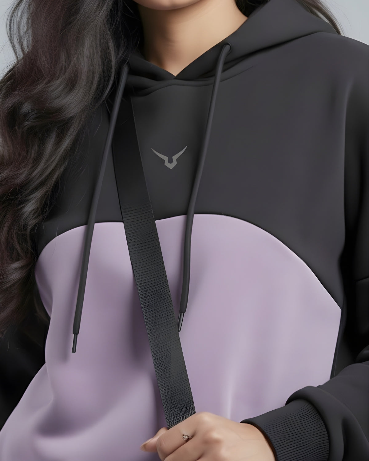 Invincible Women's Color Block Fleece Hoody