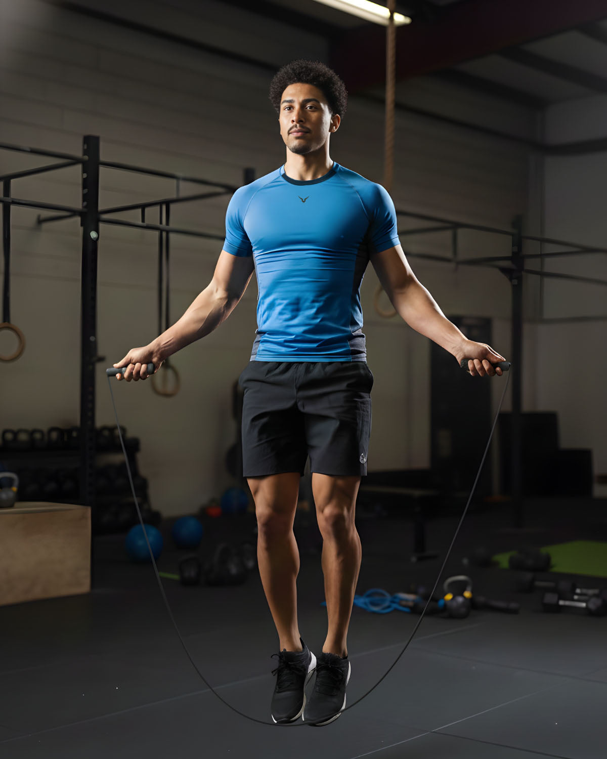 Invincible Men's Color Block Base Layer Compression Tee