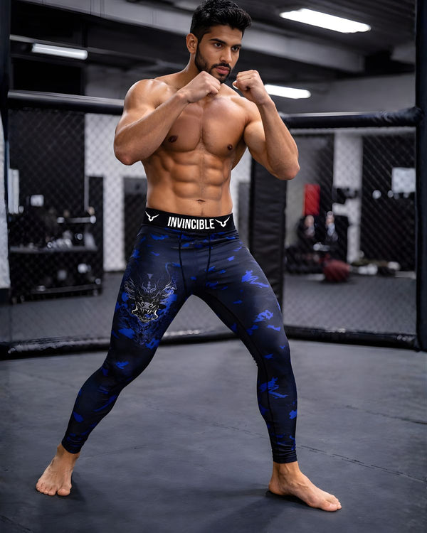 Invincible Men's Dragon Tight Leggings
