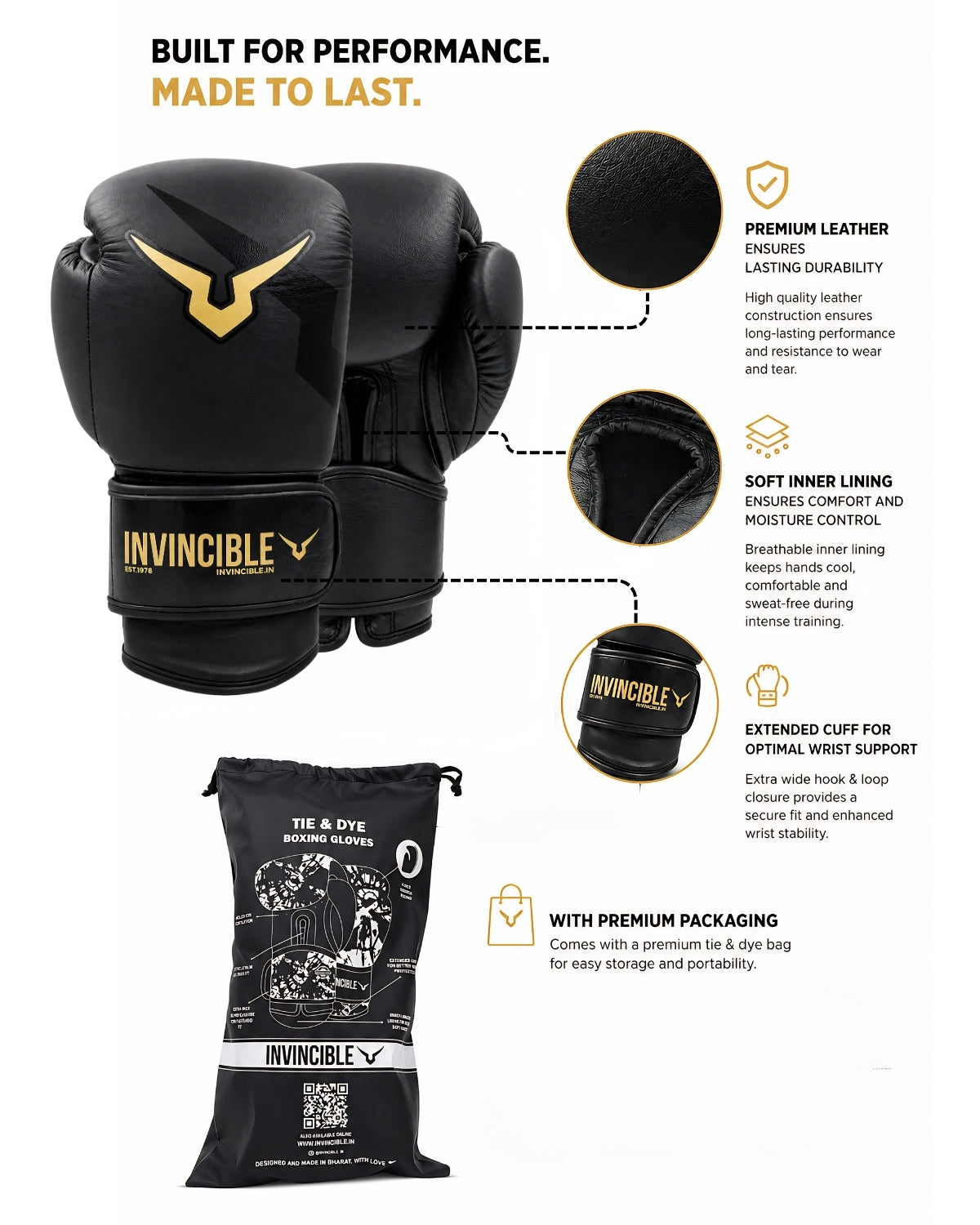 Invincible Limited Edition Super Sparring Boxing Gloves
