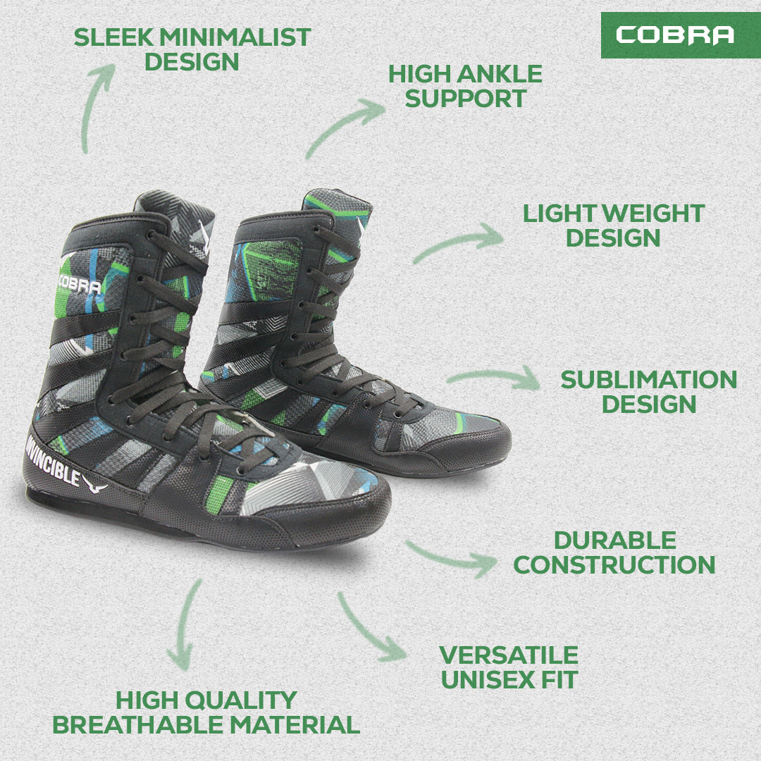 Invincible Cobra Boxing Shoes