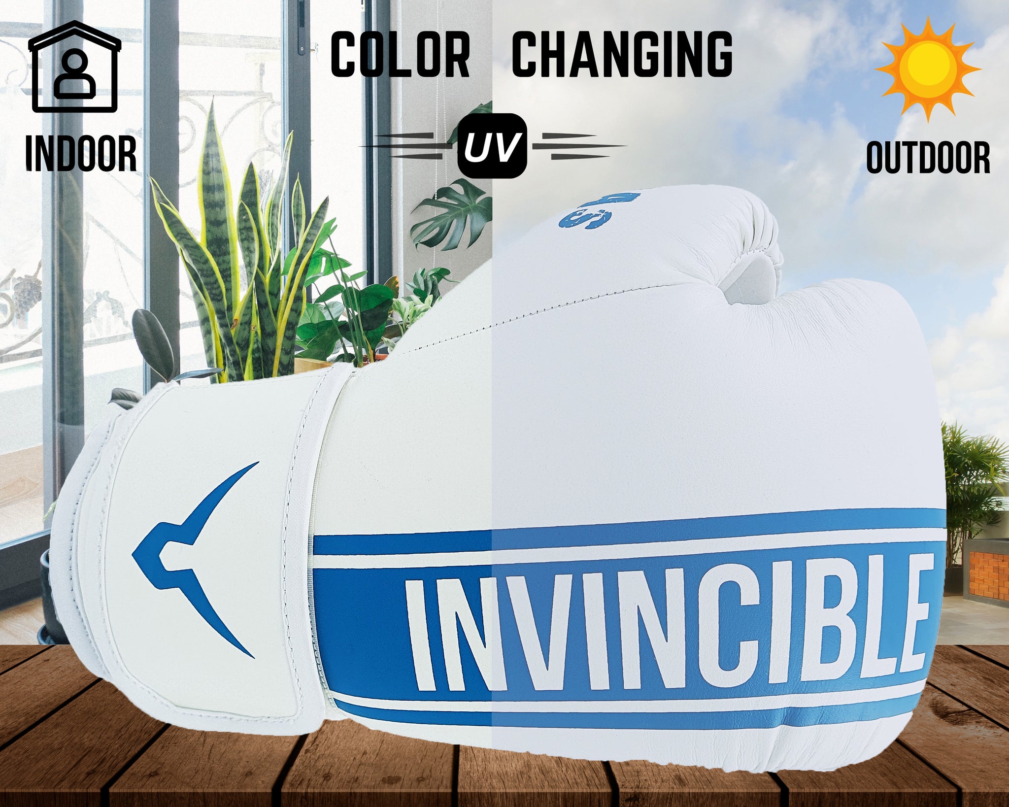 Invincible Solar Activated Tejas Training Boxing Gloves