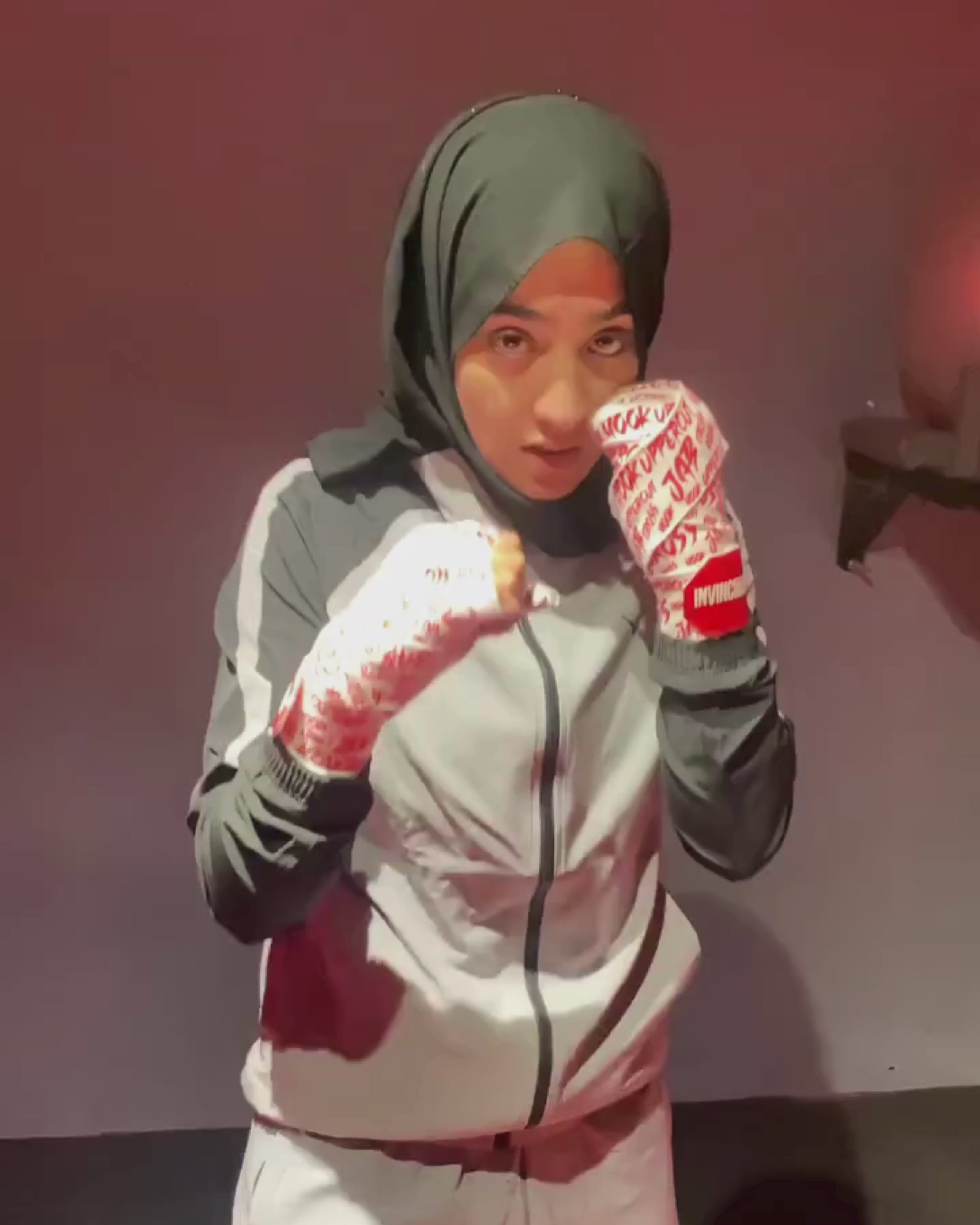 Invincible Printed Boxing Hand Wraps