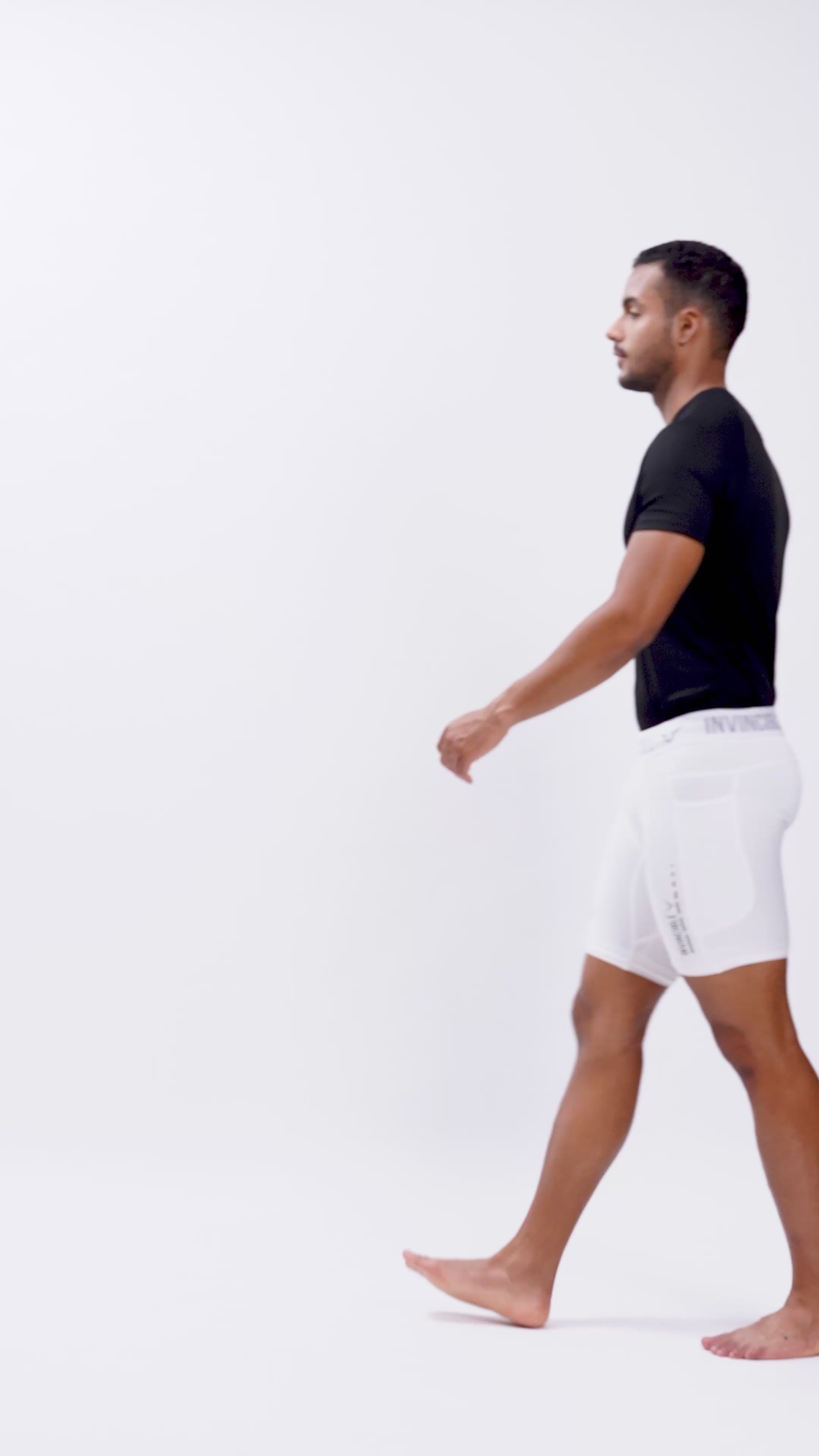 Invincible Men's Ghost Compression Shorts