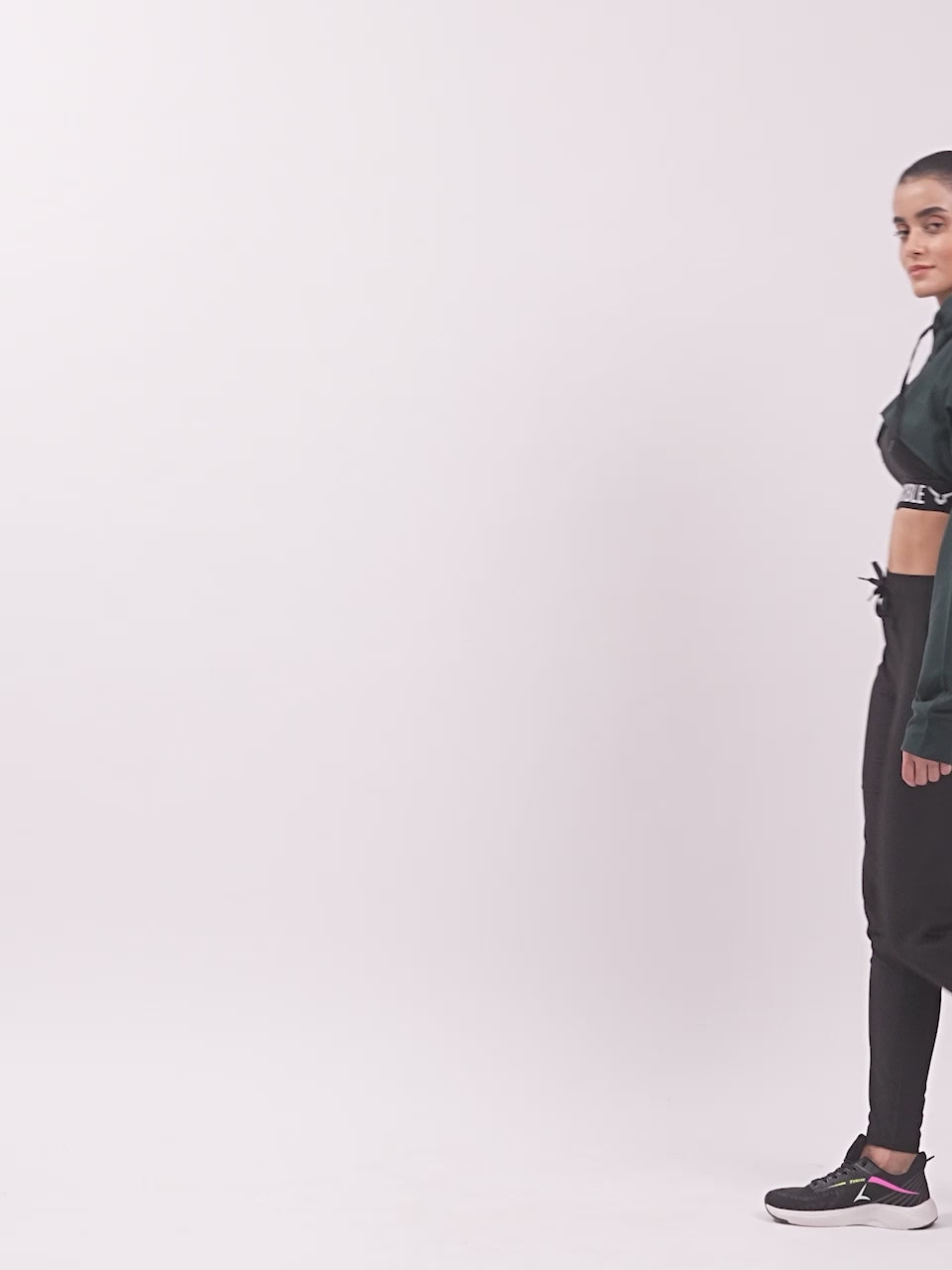 Invincible Women's Crop Hoody