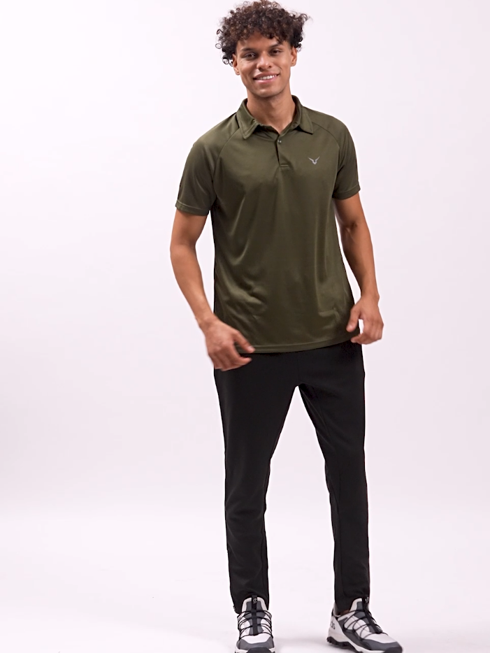 Invincible Men’s Raglan Polo Tee